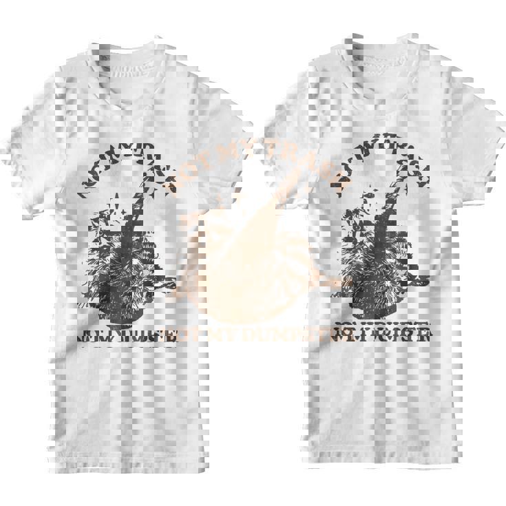 Sarcastic Raccoon Youth T-Shirt – Eco-Friendly Humor