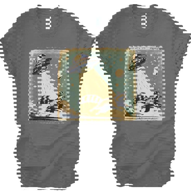 Alien Raccoon UFO Graphic Unisex T-Shirt | Vintage Design