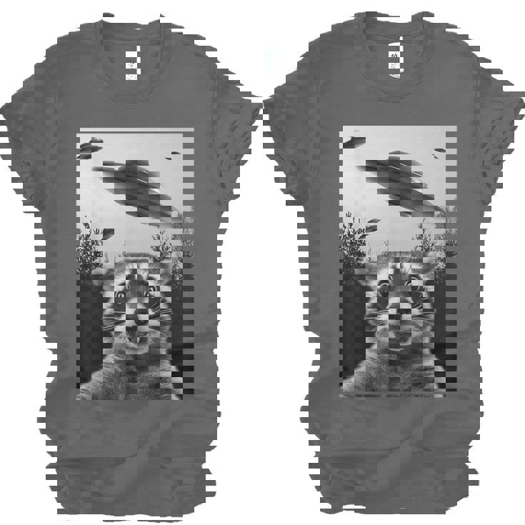 Alien UFO Raccoon Unisex T-Shirt - Unique Sci-Fi Top