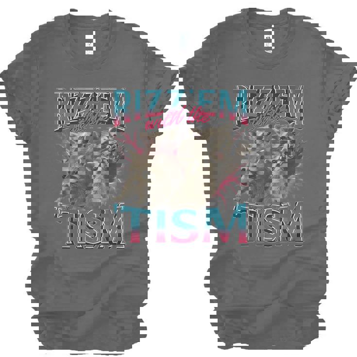 Autistic Raccoon Unisex Jersey T-Shirt - Relatable Meme Style