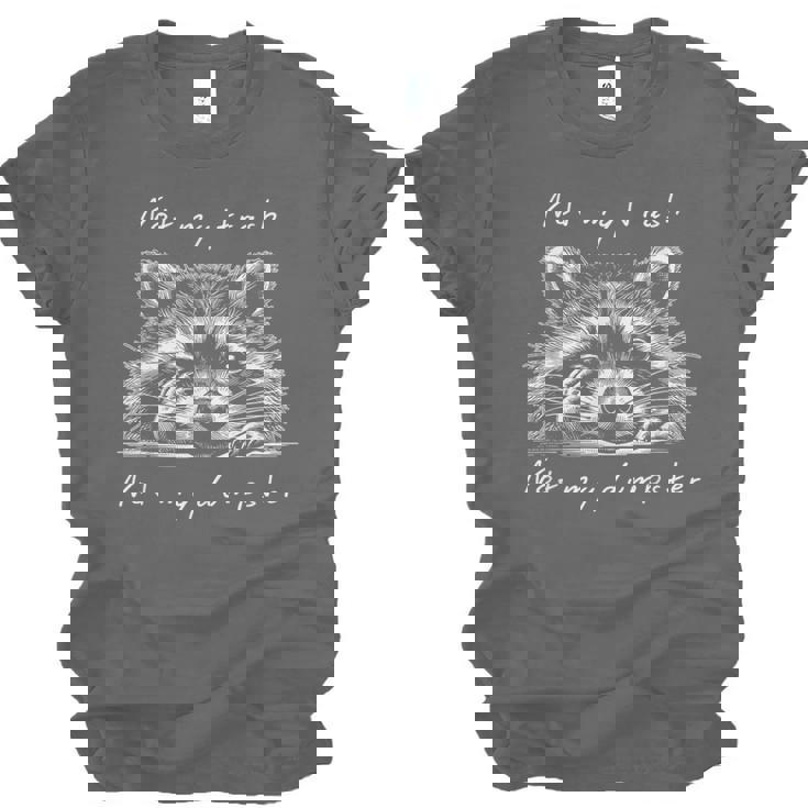Cute Baby Raccoon Unisex T-Shirt - Whimsical Humor Design