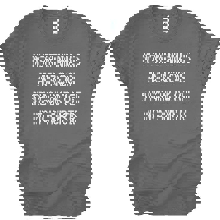 Funny Fat Raccoon Spirit Animal T-Shirt for Sarcasm Lovers