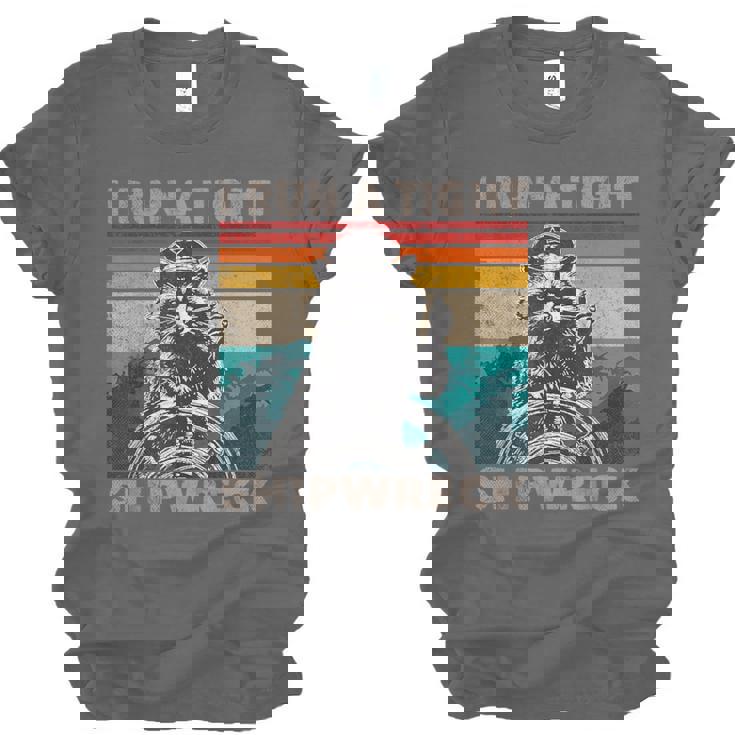Raccoon Captain Vintage Unisex T-Shirt - Nautical Humor - Casual Wear