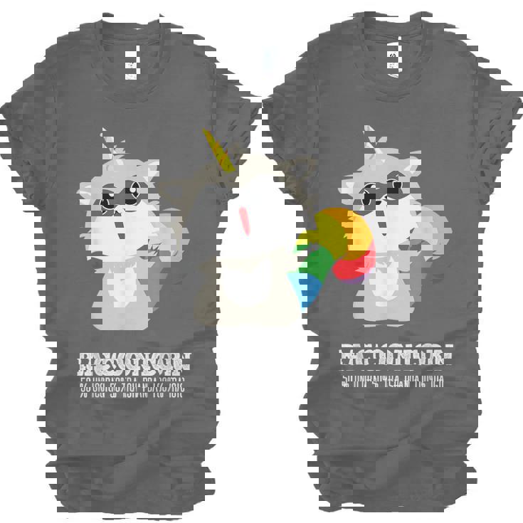 Racoonicorn Unisex T-Shirt | Whimsical Raccoon & Unicorn Mix