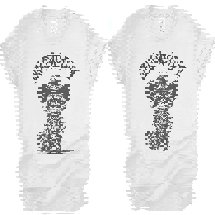 Cowboy Raccoon T-Shirt - Unisex Jersey | Fun Western Style