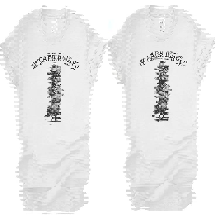 Raccoon Cowboy T-Shirt - Unisex Fit | Funny Western Design