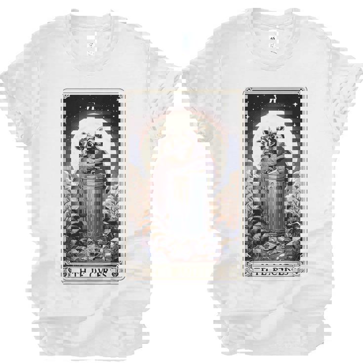 Raccoon Lovers Tarot Card - Unisex T-Shirt | Unique Gift