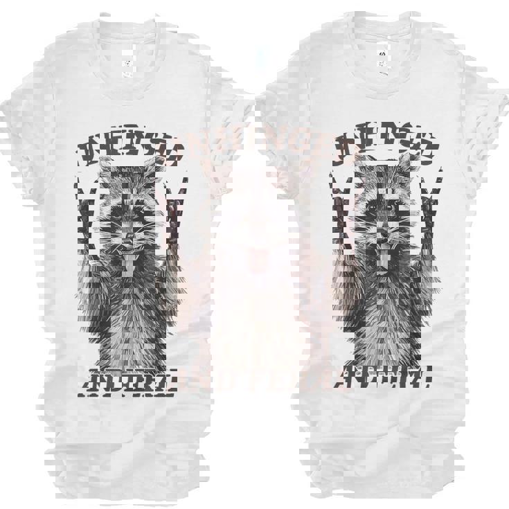 Raccoon Retro T-Shirt - Summer Unisex Feral Design