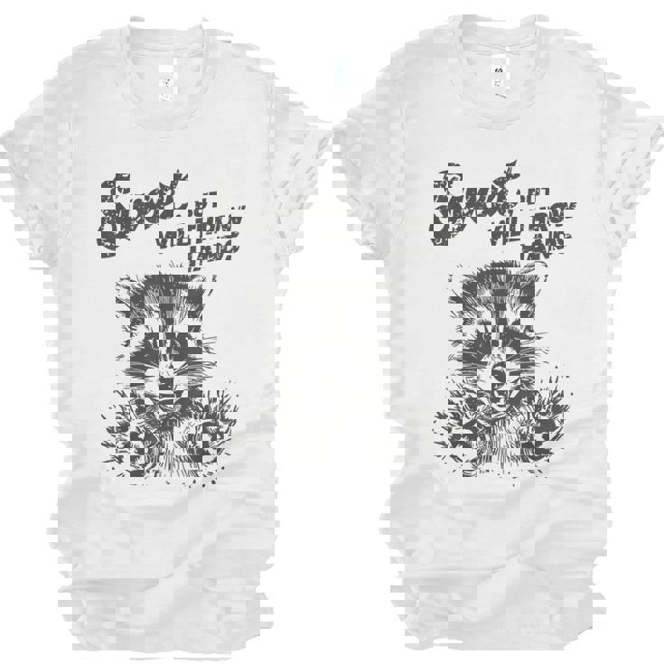 Raccoon Sarcastic T-Shirt - Sweet Yet Tough Unisex Jersey Tee