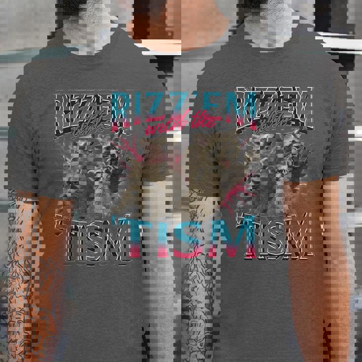 Autistic Raccoon Unisex Jersey T-Shirt - Relatable Meme Style