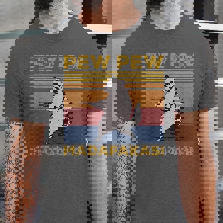 Pew Pew Madafakas Retro Raccoon Lover Unisex T-Shirt | Vintage Vibe