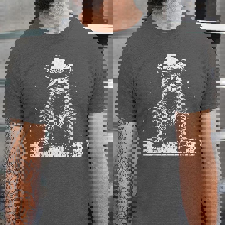 Raccoon Cowboy T-Shirt - Western Theme | Unisex Adults & Kids