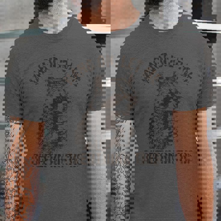 Raccoon Howling Moon Unisex T-Shirt | Fun & Quirky Design