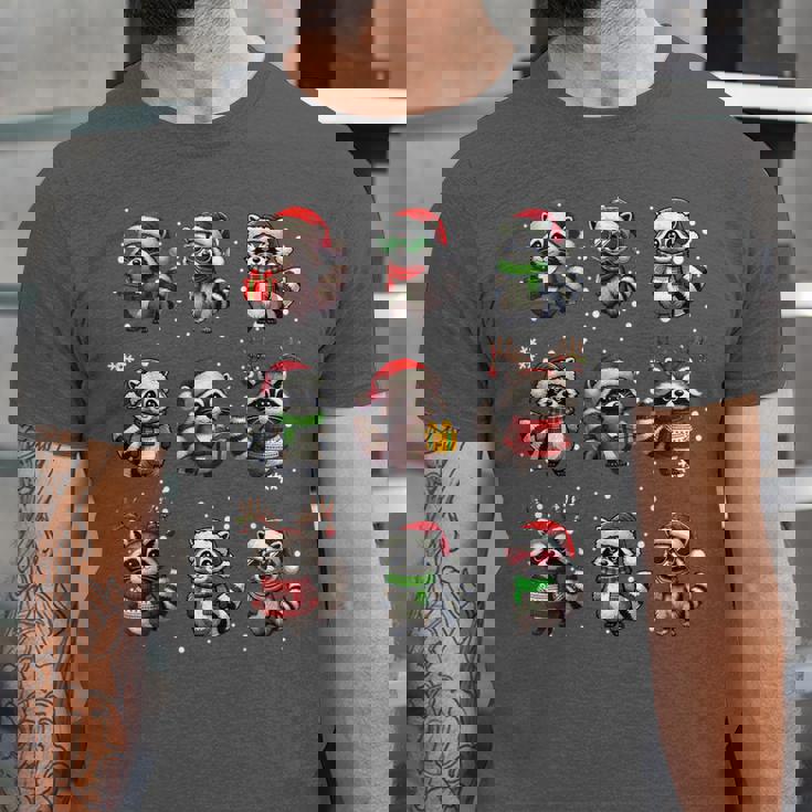 Raccoon Lover Christmas Light Pajama | Unisex Jersey T-Shirt