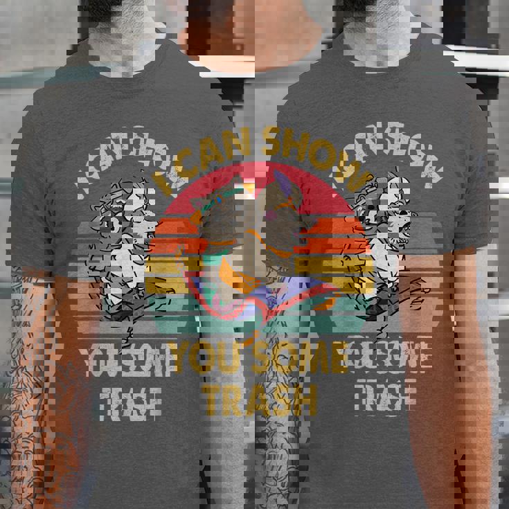 Raccoon Lover's Vintage Unisex Jersey T-Shirt - Classic Trash Design
