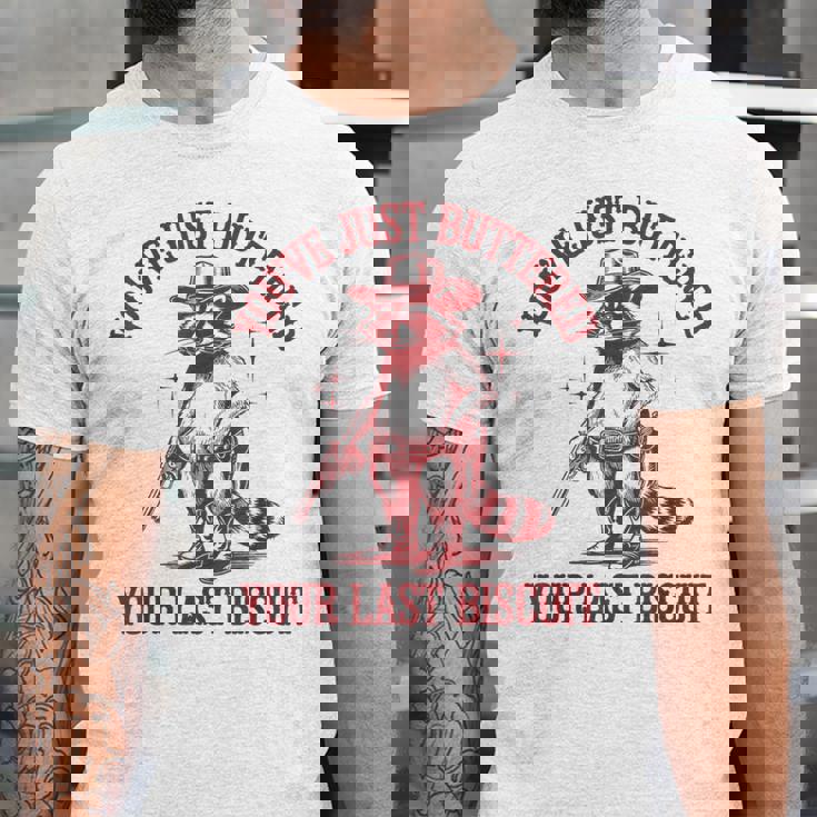 Cowboy Raccoon Unisex T-Shirt - Fun Western Style