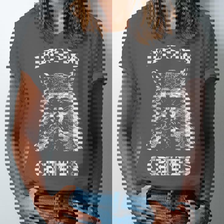Raccoon Tee | Unisex Let's Do Crimes Design for Animal Lovers