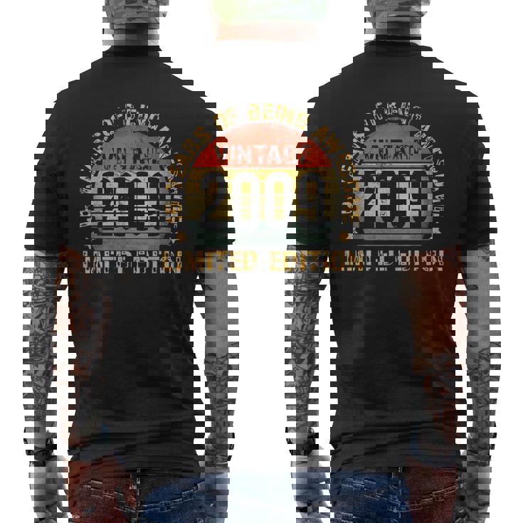 16 Year Old Bday Decorations Son Boy 16Yr 2009 16Th Birthday Men's T-shirt Back Print