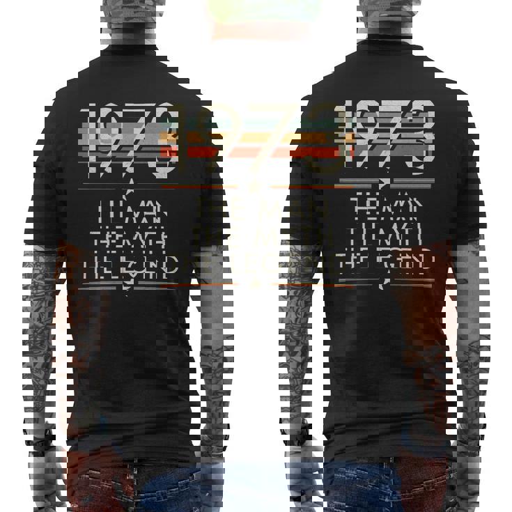 1973 The Man The Myth The Legend Men's T-shirt Back Print