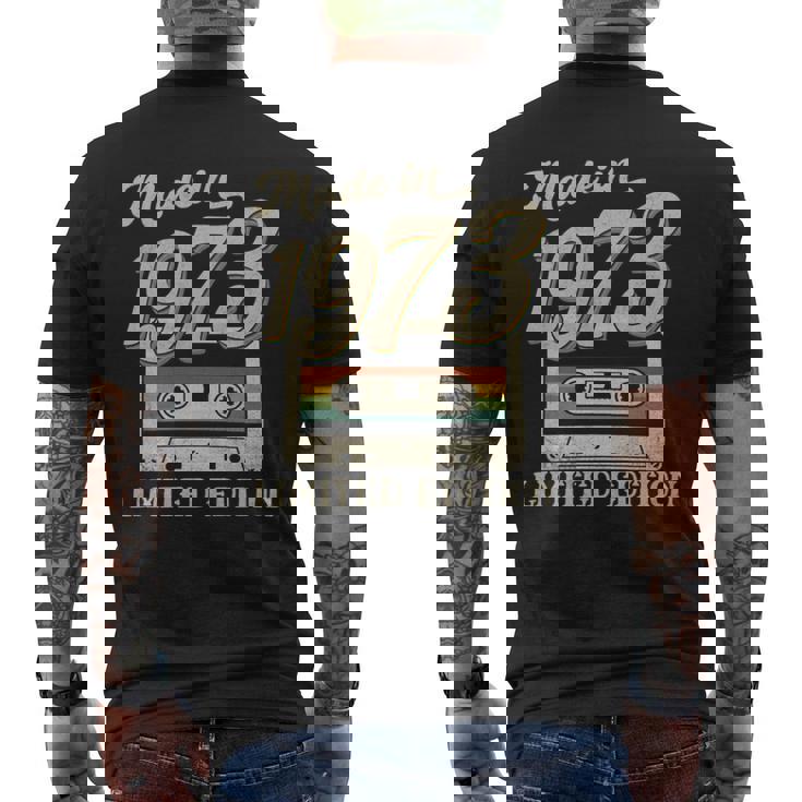 1973 Vintage Cassette Men's T-shirt Back Print