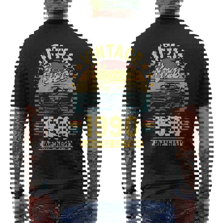 1990 Muscle Car Limited Edition Men's T-shirt Back Print
