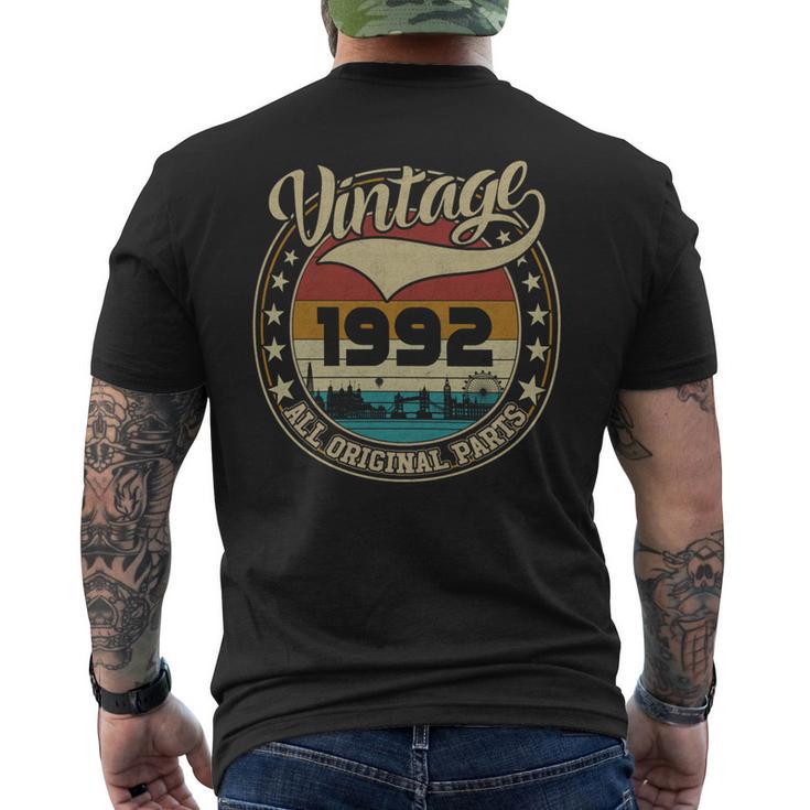 1992 Original Vintage Men's T-shirt Back Print | Mazezy