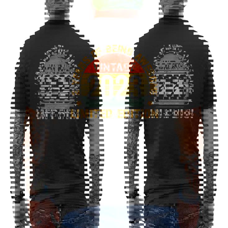 2 Year Old Bday Decorations Son Boy 2Yr 2023 2Nd Birthday Men's T-shirt Back Print