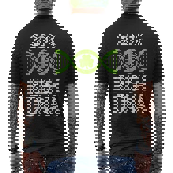 30 Irish DNA St Patrick's Day DNA Strand Shirt Men's Back Print T-Shirt