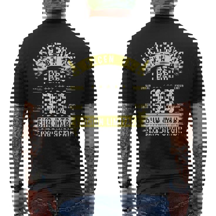 42 Años Cumpleaños Las Leyendas Nacen En Febrero De 1983 Camiseta Hombre Estampado Espalda