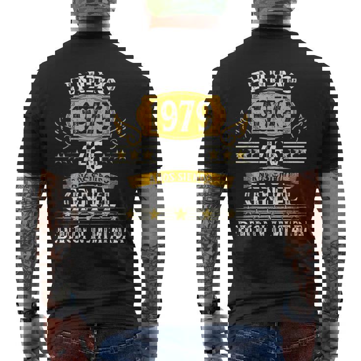 46 Años Cumpleaños Hombre 1979 Las Leyendas Nacen Enero 1979 Camiseta Hombre Estampado Espalda