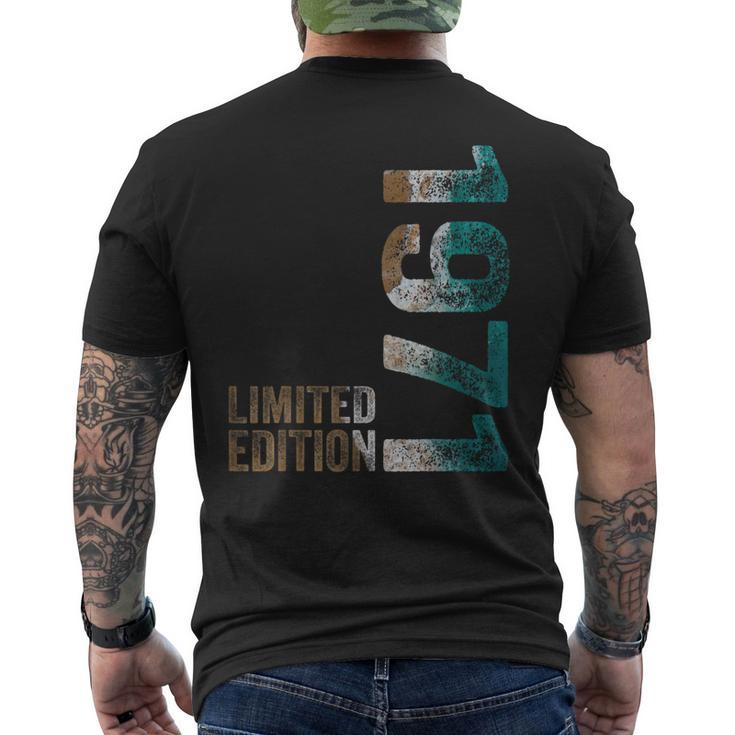 51St Birthday Man 51 Years Limited Edition 1971 S T-Shirt mit Rückendruck