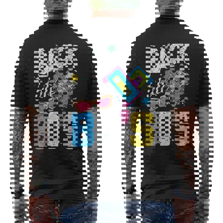 80S For 80S Retro Party Back To The 80S T-Shirt mit Rückendruck