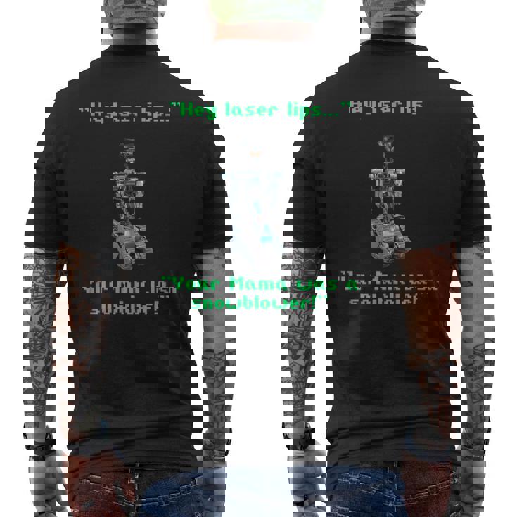 80s Sarcasm Robotics 5 Johnny Novelty Men's Back Print T-Shirt