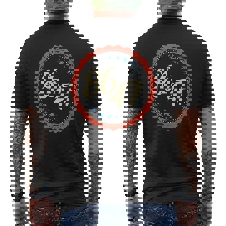 86 47 Anti Trump Men's T-shirt Back Print