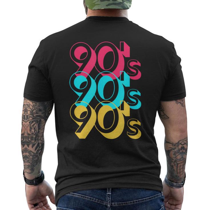 For 90S In Fan 90S Music Party T-Shirt mit Rückendruck