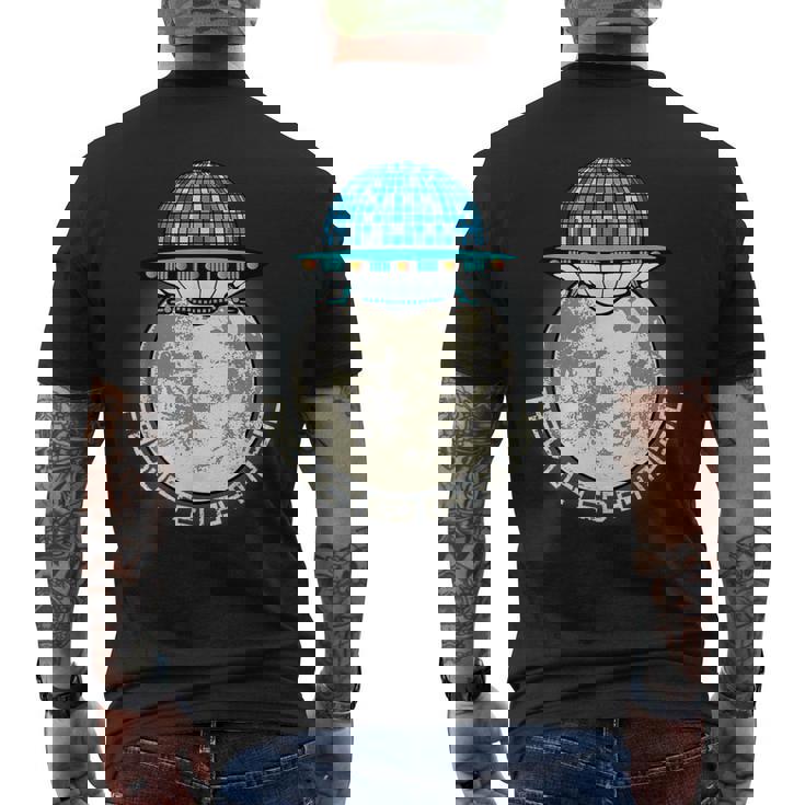 Abducted By Music Ufo Alien Space Club Festival Men's Back Print T-Shirt