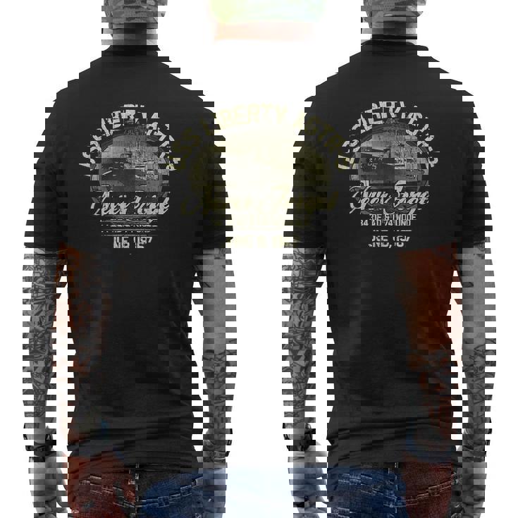 Agtr-5 Vintage Uss Liberty 1967 Military Ship Men's T-shirt Back Print