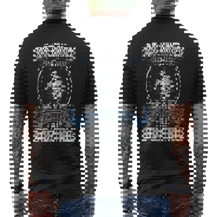 Algunos Abuelos Jugar Bingo Real Grandpas Jugar Boxeo Camiseta Hombre Estampado Espalda