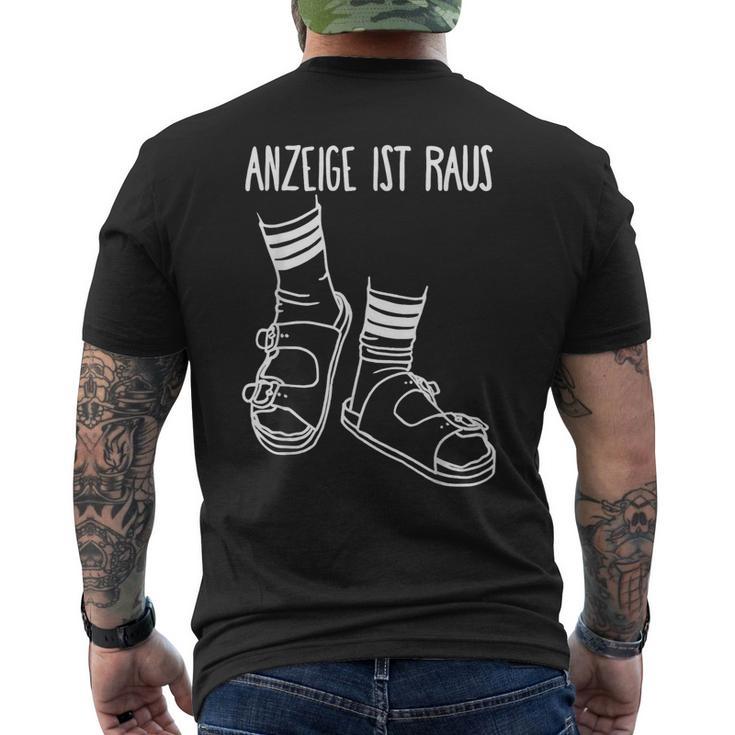 Alman Typisch Deutsch Alman Meme T-Shirt mit Rückendruck