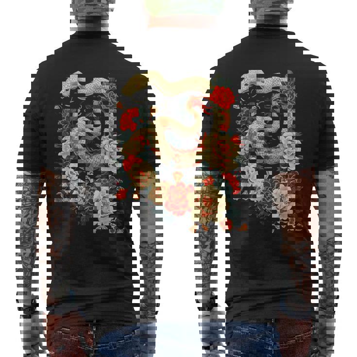 Amazing Chinese Year Of The Snake Men's T-shirt Back Print