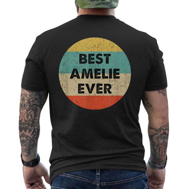 Amelie First Name T-Shirt mit Rückendruck