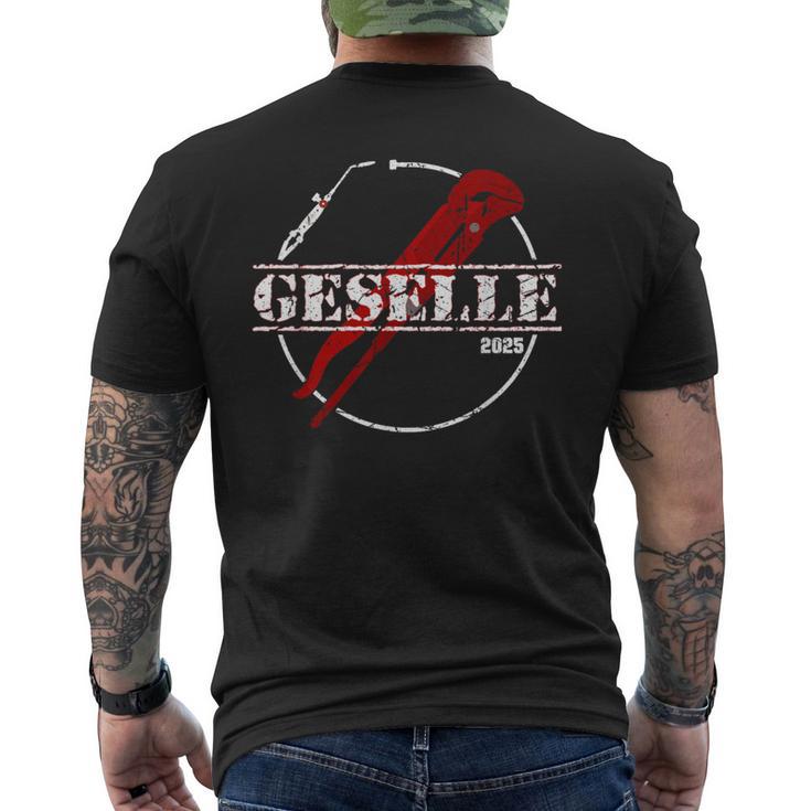 Anlagenmechaniker Shk 2025 Heizungsbauer Geselle T-Shirt mit Rückendruck