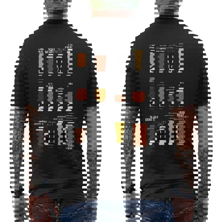 Arte Cerveza Regalos Degustación Cervezas Caseras Hombre Amantes De La Cerveza Cerveceros Manga De Doble Puntada Talla S Negro Camiseta Hombre Estampado Espalda