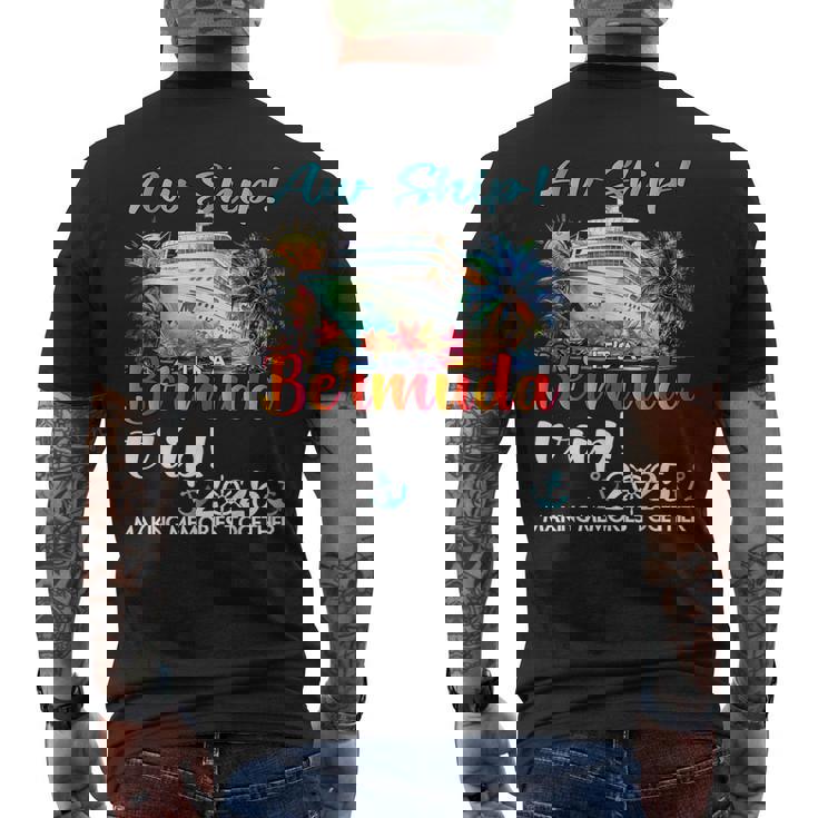 Aw Ship Its A Bermuda Trip 2025 Bermuda Cruise Trip Vacation Men's T-shirt Back Print