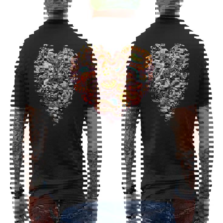 Ball Python Snake Reptile Herpetology Ball Python Men's T-shirt Back Print