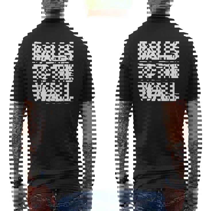 Balls To The Wall Camiseta Hombre Estampado Espalda
