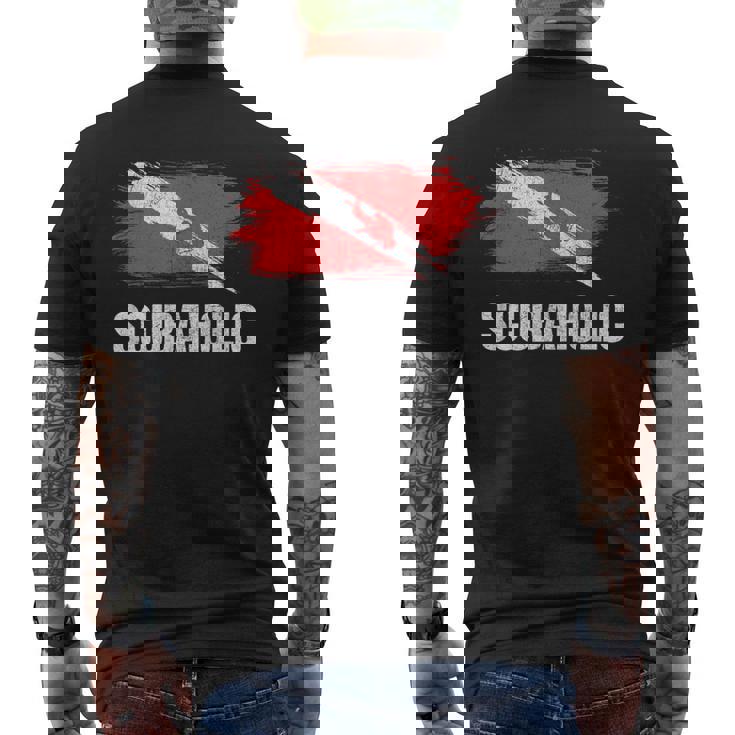Bandera Buceadora Para Amantes Del Buceo Camiseta Hombre Estampado Espalda