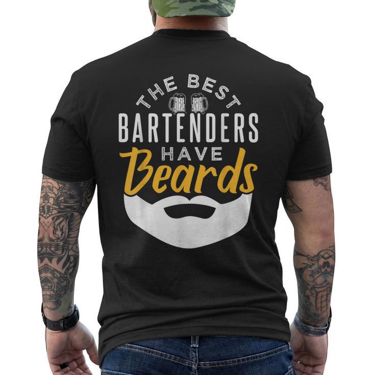 Bartender For Bartenders With Beards T-Shirt mit Rückendruck