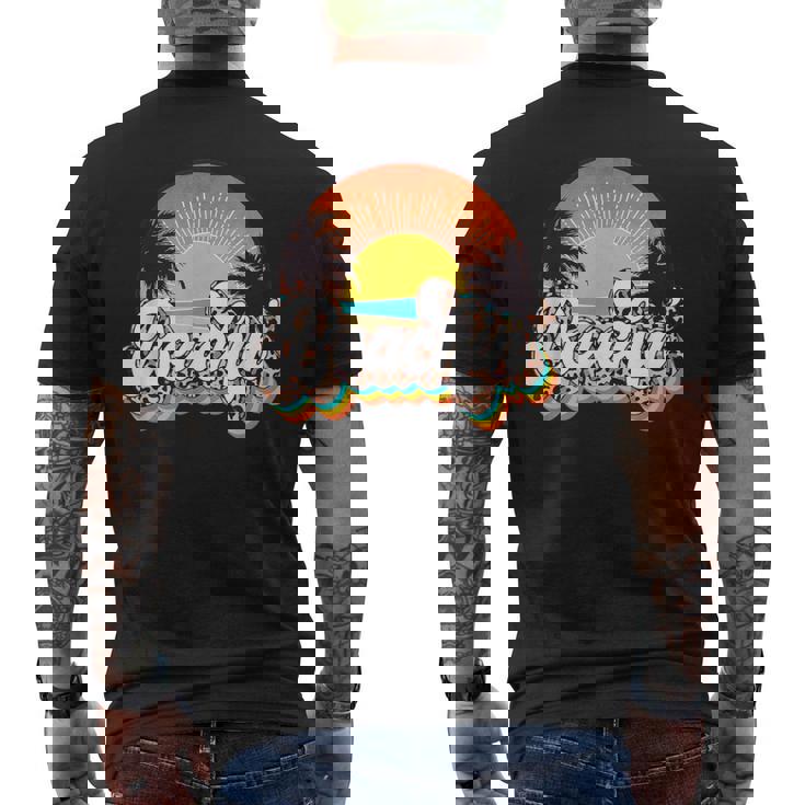Beachin' Retro Leopard Men's Back Print T-Shirt