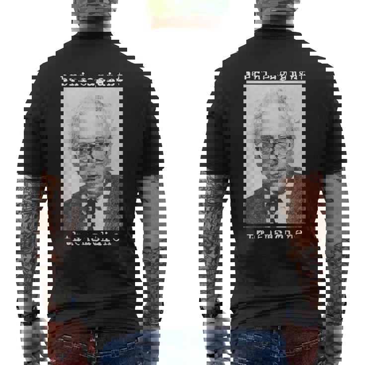 Bernie Sanders 2020 Against The Machine Punk Rock Stage Star Men's T-shirt Back Print